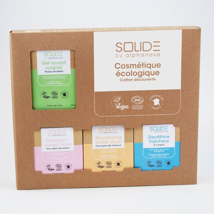 ALPHANOVA SOLIDE Gift box met vier producten voor de gevoelige huid