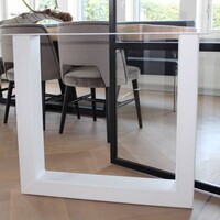 Tafelpoot U - tafelpoot 120x80 Wit Tafelpoot U - tafelpoot 120x80 Wit