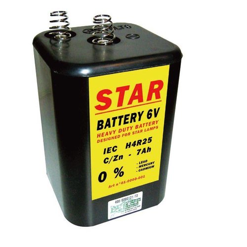 Batterij 4R25 - 6V - 7Ah ( BEBAT incl.) 