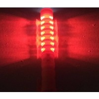 LED toortslamp - orange - oplaadbaar