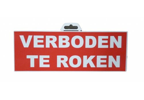 Pictogram 'Verboden te Roken' 330 x 120 mm 