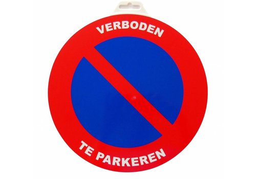 Pictogram 'Verboden te Parkeren' Ø 300 mm 