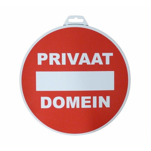 Pictogram 'Privaat Domein' Ø 300 mm 