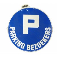 Pictogram 'Parking Bezoekers' Ø 300 mm