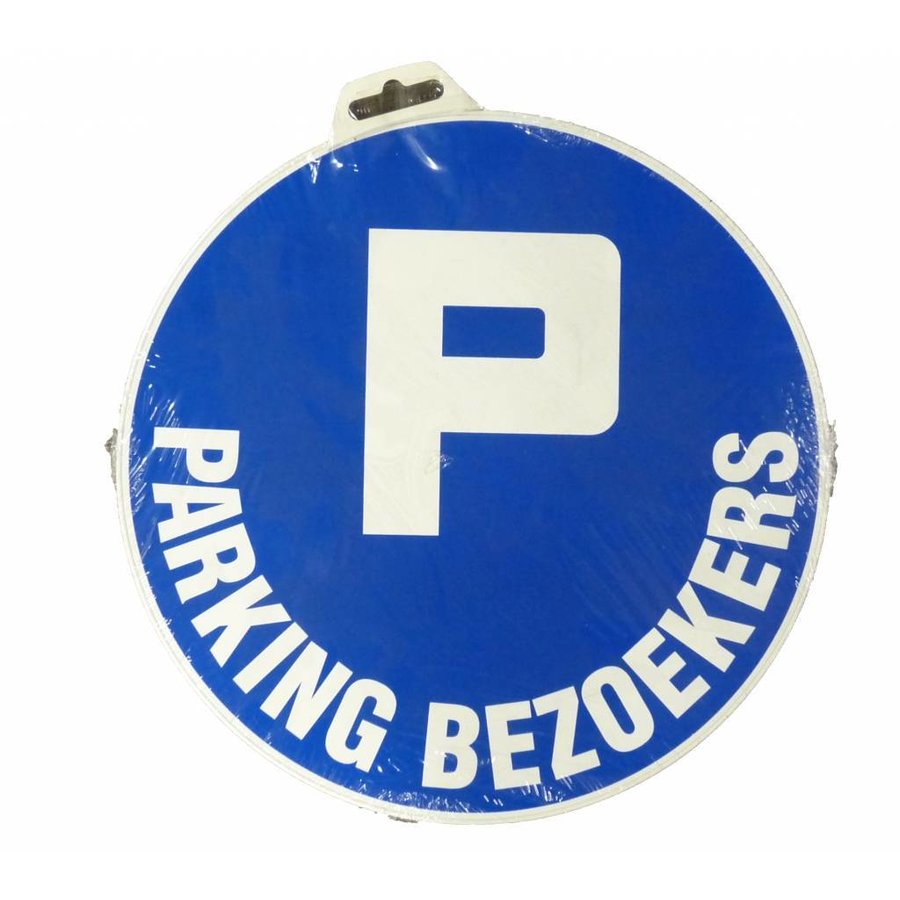 Panneau 'Parking Visiteurs'' Ø 300 mm