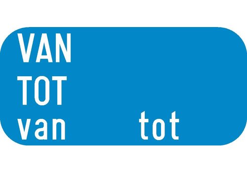 Van - tot bord 