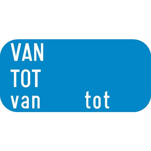 Van - tot bord 