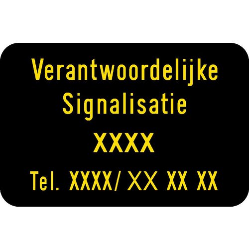 Verantwoordelijke Signalisatie - 700 x 700 