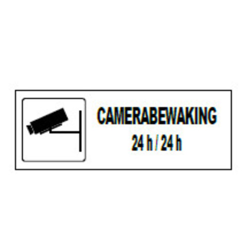 Pictogram 'Camerabewaking' 330 x 120 mm 