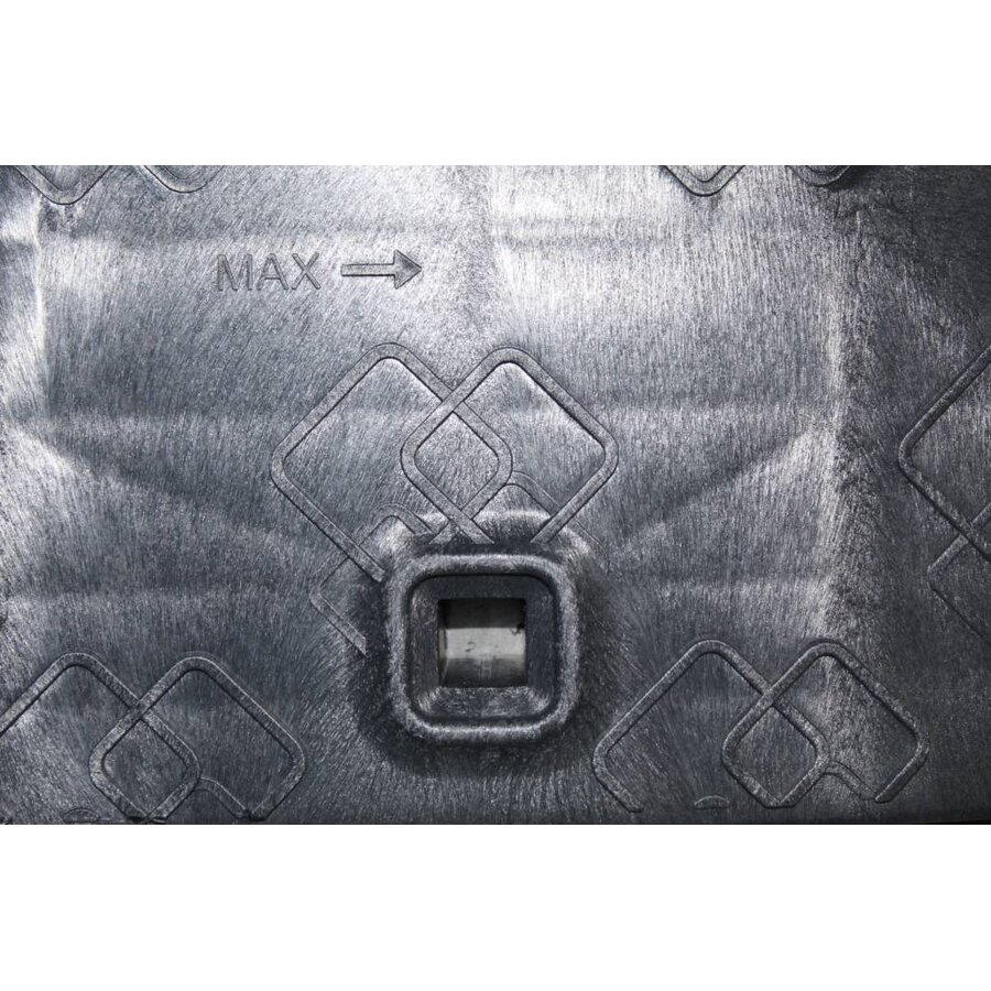 Loopbrug Economy met handrail geel