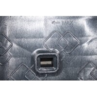 Loopbrug Economy met handrail geel