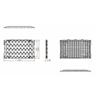 Passerelle de chantier - sans garde-corps - 1700 x 1000 mm