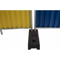 Bouwhekvoet - werfhekvoet - 22 kg - (HERAS) in gerecycleerde PVC