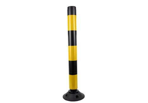 Balise auto relevable Flexpin- Noir/Jaune - 100 cm 