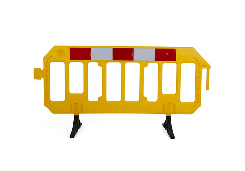 Barrière de chantier Gatebarrier - jaune 