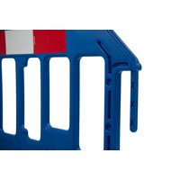 Werfhek Gatebarrier - blauw - 1000 x 2000 mm