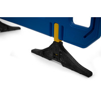 Barrière de chantier Gatebarrier - bleu  - 1000 x 2000 mm