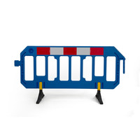 Werfhek Gatebarrier - blauw - 1000 x 2000 mm
