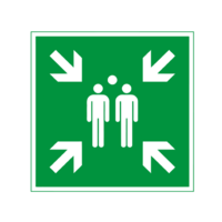 Panneau : point de rassemblement 700/700