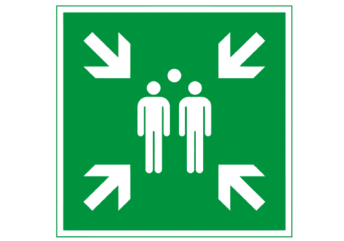 Bord: Verzamelplaats 400/400 