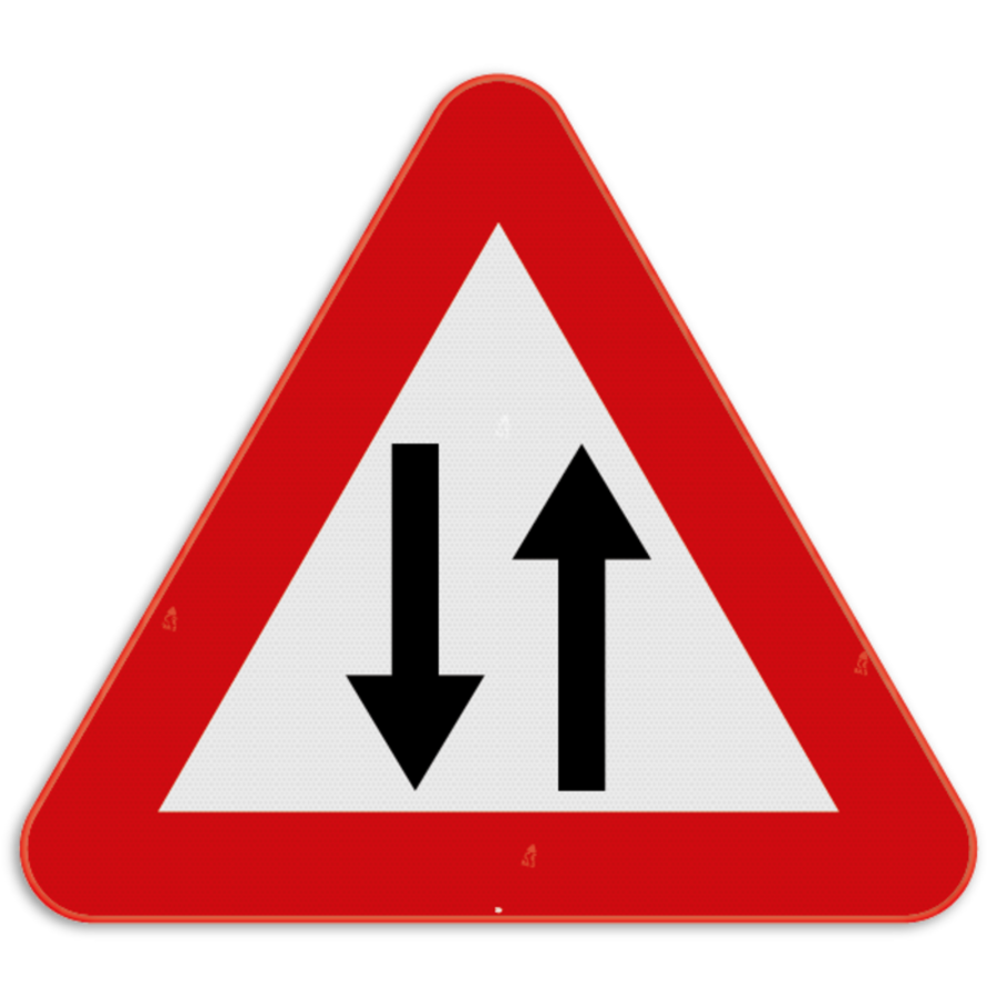 Panneau A39 : circulation à double sens - 700