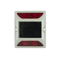 Plot solaire encastré (€ 0.075 BEBAT incl.) - Rouge/Blanc