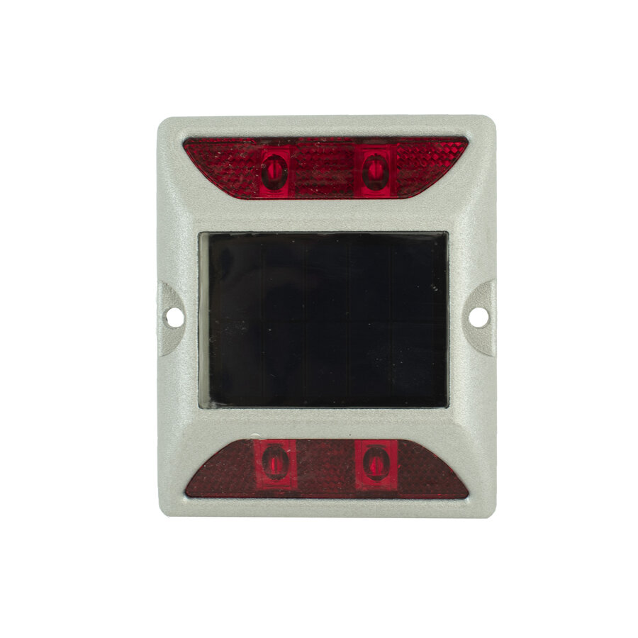 Plot solaire encastré (€ 0.075 BEBAT incl.) - Rouge/Blanc