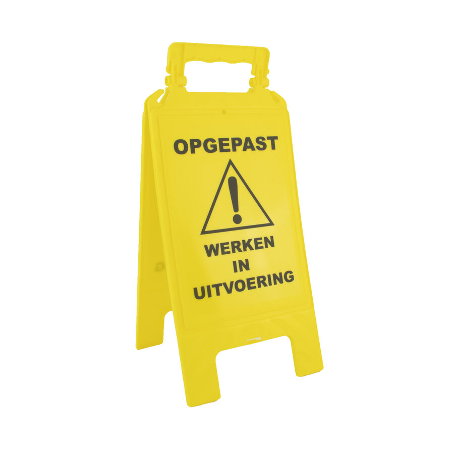 Veiligheidsbaken "Opgepast werken in uitvoering"