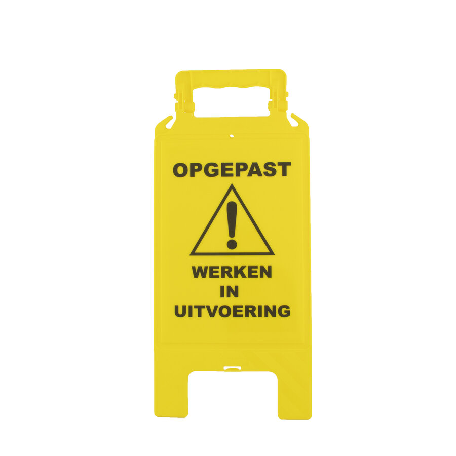 Veiligheidsbaken "Opgepast werken in uitvoering"