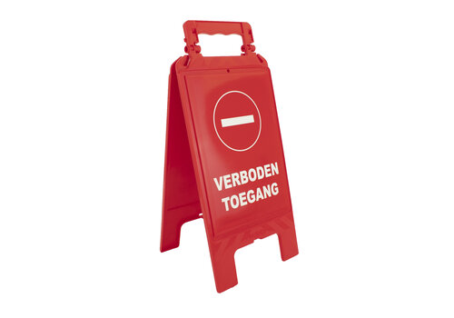 Veiligheidsbaken "verboden toegang" 