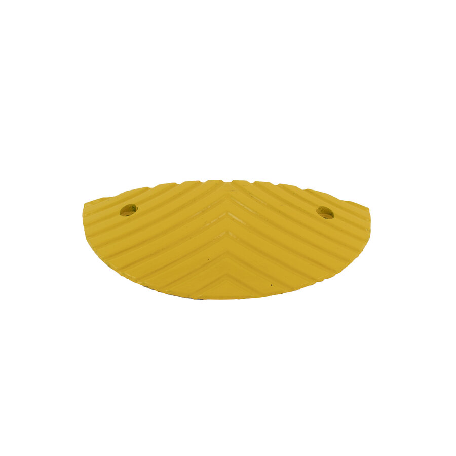 Verkeersdrempel 'SLOWLY' - 5 cm hoog - middenstuk - zwart