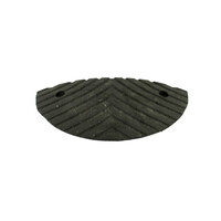 Verkeersdrempel 'SLOWLY' - 5 cm hoog - middenstuk - zwart