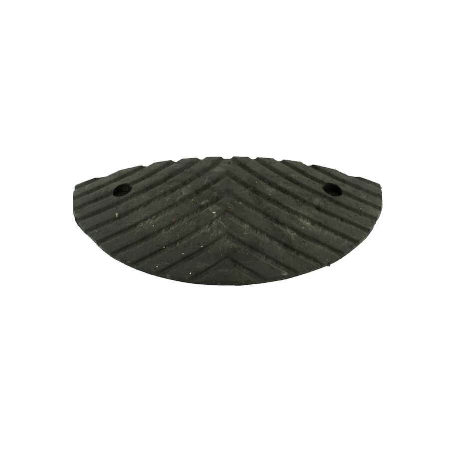 Verkeersdrempel 'SLOWLY' - 5 cm hoog - middenstuk - zwart