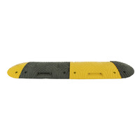 Verkeersdrempel 'SLOWLY' - 5 cm hoog - middenstuk - zwart