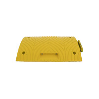 Verkeersdrempel 'SLOWLY' - 5 cm hoog - middenstuk - zwart