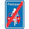 Bord F113: Einde fietszone - 600/900