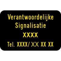 Verantwoordelijke Signalisatie - 600/400