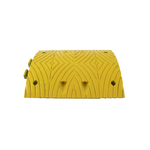 Ralentisseur 'SLOWLY' 6 cm hauteur - jaune 