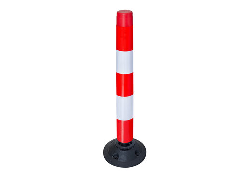 Balise auto relevable Flexpin - Rouge/Blanc -100 cm 