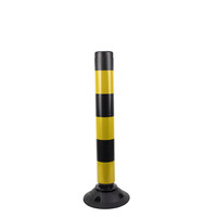 Balise auto relevable Flexpin- Noir/Jaune - 75 cm