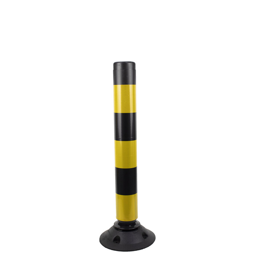 Balise auto relevable Flexpin- Noir/Jaune - 75 cm