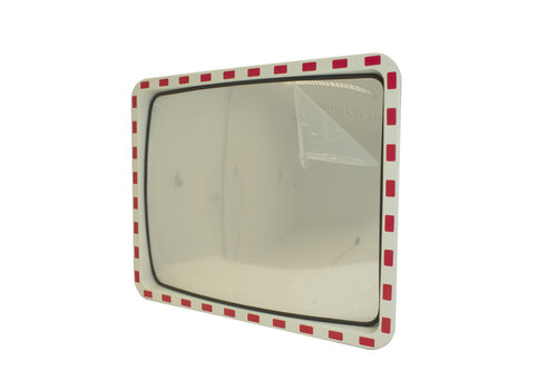 Verkeersspiegel 'TRAFFIC DELUXE' 800 x 1000 mm - rood/wit 