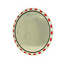 Miroir de circulation 'TRAFIC DELUXE' (Rond) 800 mm - rouge/blanc