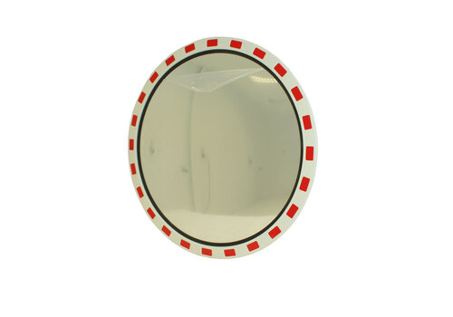 Miroir de circulation 'TRAFIC DELUXE' 800 mm - rouge/blanc 