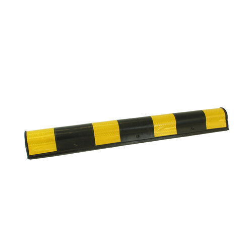 Protection d'angle 800x135x10 mm arrondi - jaune/noir 