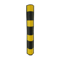 Protection d'angle 800x135x10 mm arrondi - jaune/noir