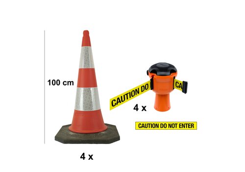 Skipper BIG kegel kit 81 m2 - Caution do not enter 