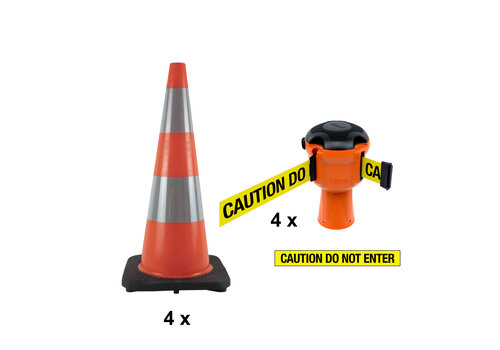 Skipper budget kegel kit 81 m2 - Caution do not enter 