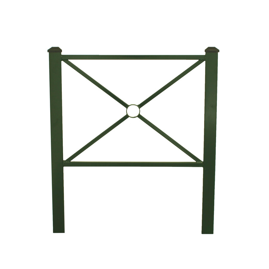 Klein hek Pagode - 1080 x 1235 mm - Groen Ral 6009