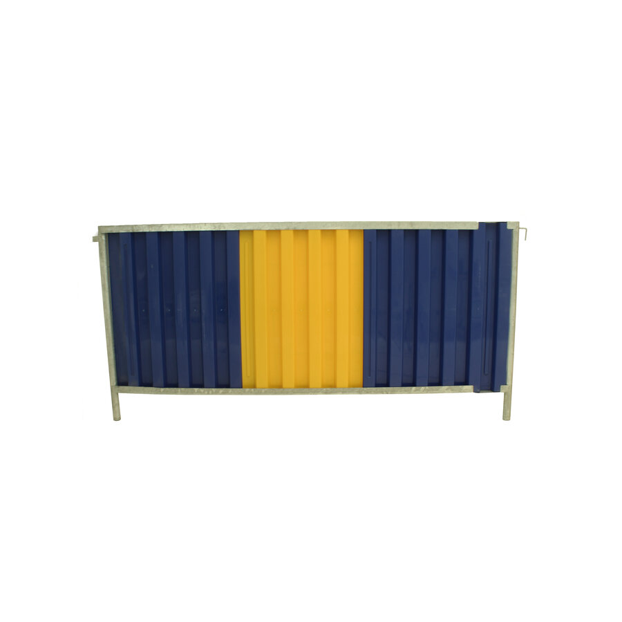 Werfafsluiting type Brussel - blauw/geel - 220 x 106 cm